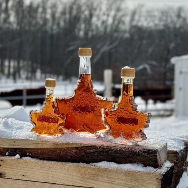 Maple Syrup Leaf Glass Set